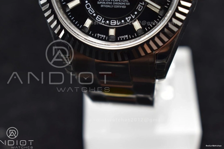 Skydweller SS 1105 Edition on A23J Oyster SS Best Dial Premium Noob Black Bracelet 0505